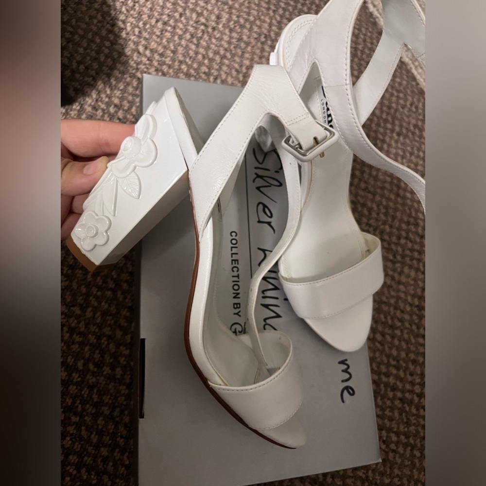 New Dune white shoes
